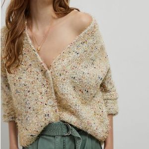 Anthropologie Maeve Nolie Shimmer Cardigan NWT (S)